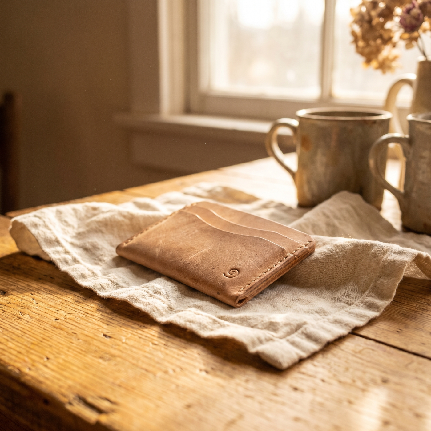 Engraving on leather